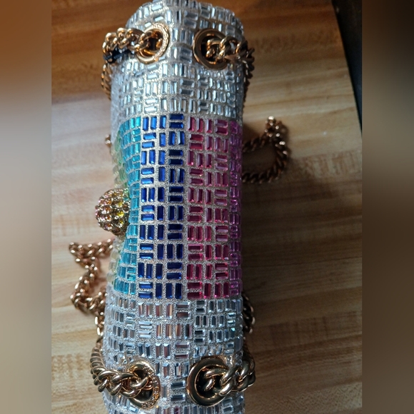 Kurt Geiger NWT Glass Stones Kensington W/ Extra Stones & Dustbag - Picture 7 of 13